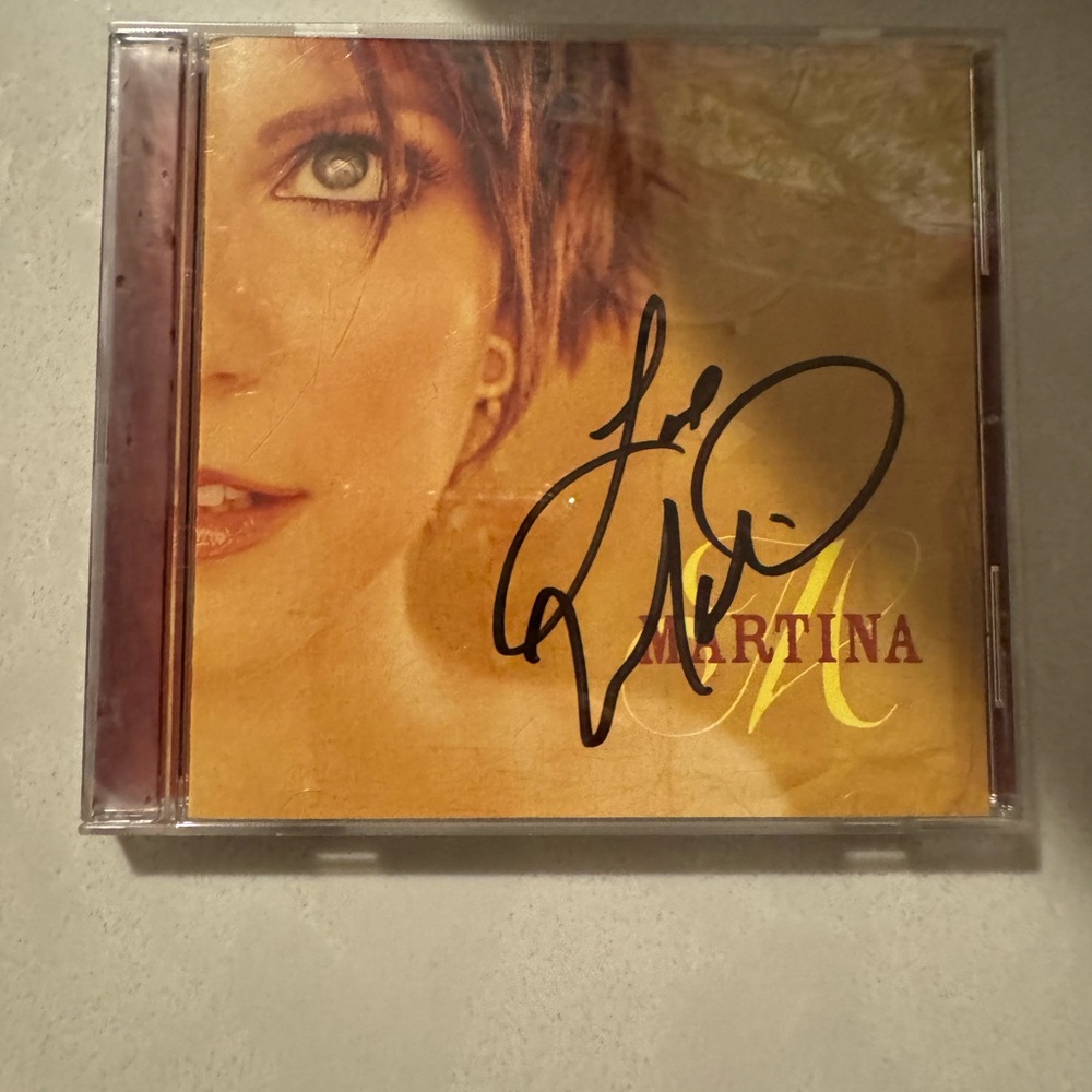 Signed Martina McBride CD